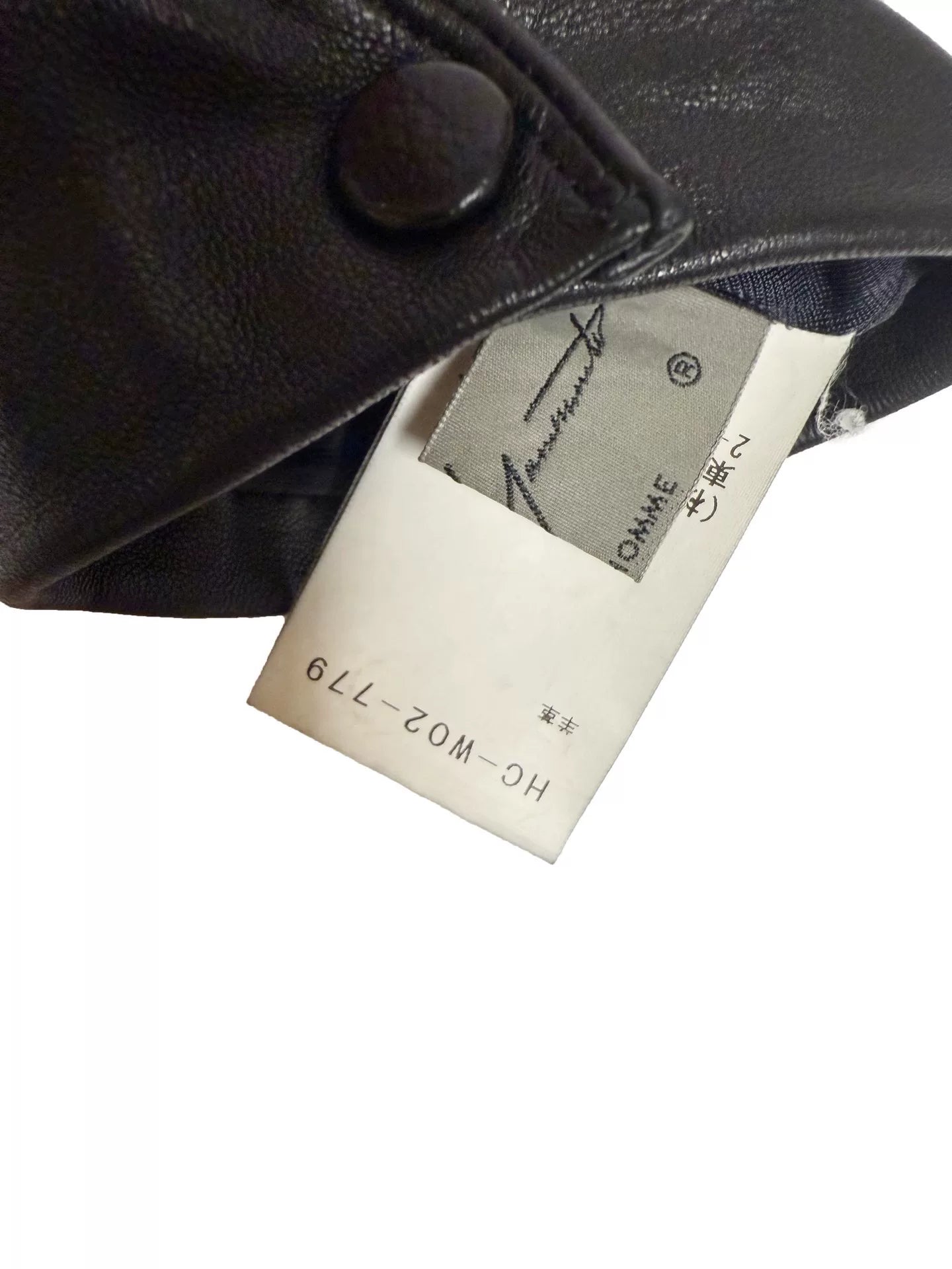 Yohji Yamamoto Pour Homme Leather Gloves