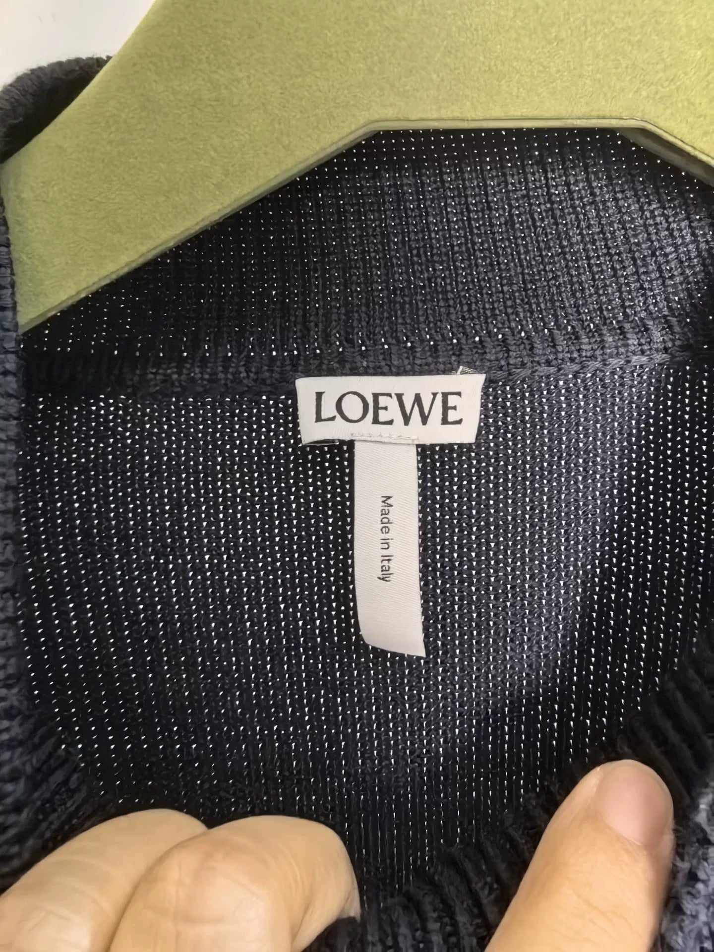 Loewe Wool Knitwear with Summer Slogan
