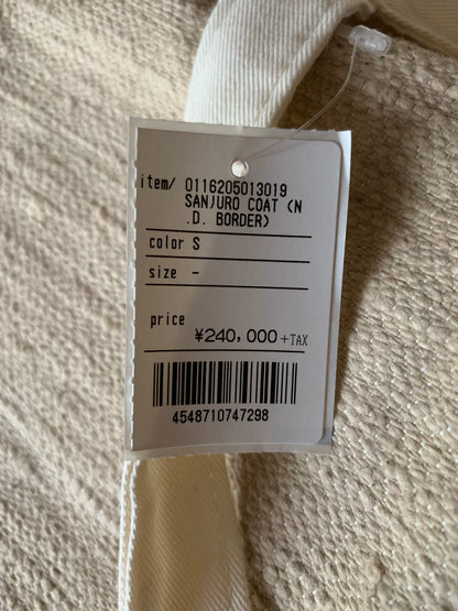 visvim sanjuro n.d border robe