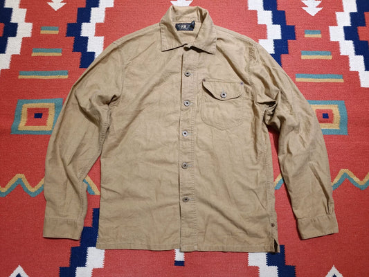 RRL Cotton Linen Miner Shirt Jacket