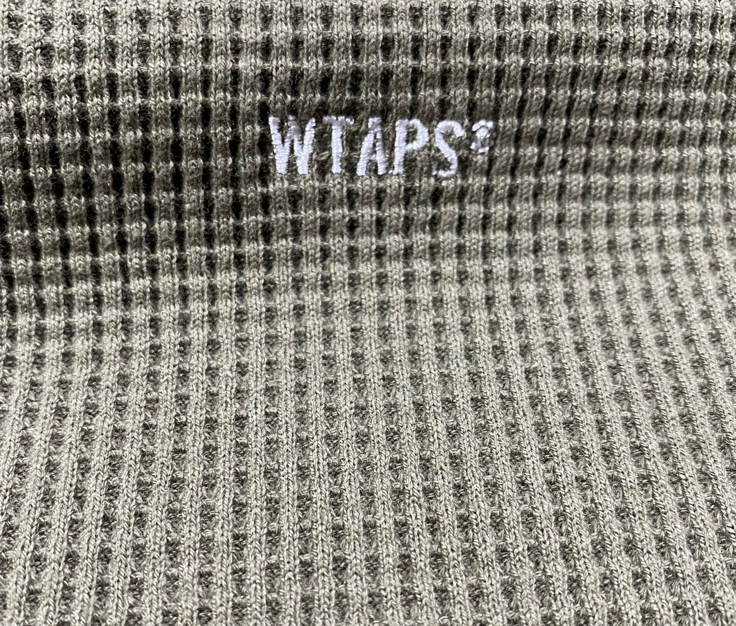 WTAPS 21ss Waffle Long Sleeve Sweatshirt