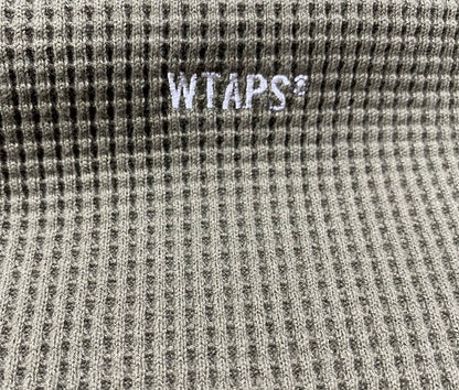 WTAPS 21ss Waffle Long Sleeve Sweatshirt