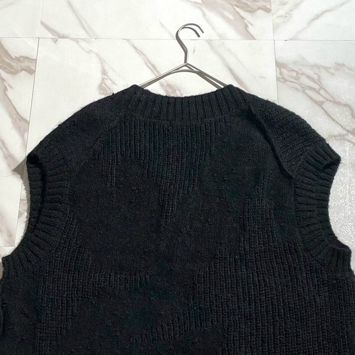 Yohji Yamamoto Pour Homme 23AW Long Wool Angora Vest
