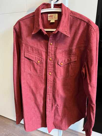 RRL Thick Shirt in Dusty Pink Color