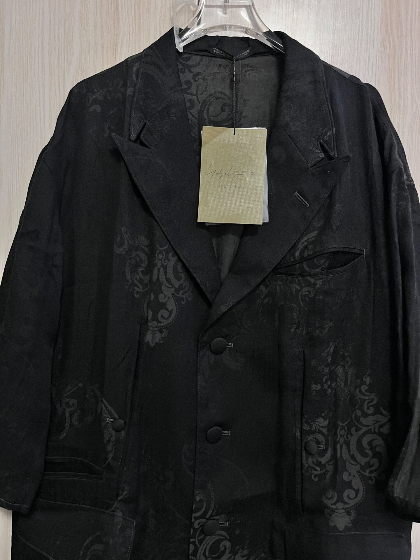 Yohji Yamamoto 26SS Totem Print Coat