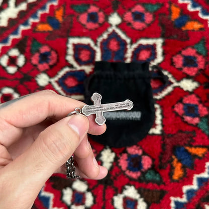 neighborhood silver cross necklace set