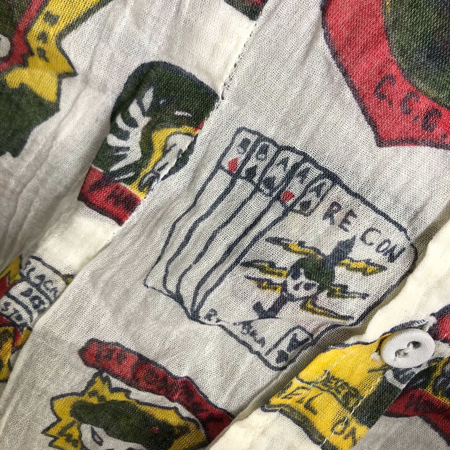 paul harnden early comic print shirt