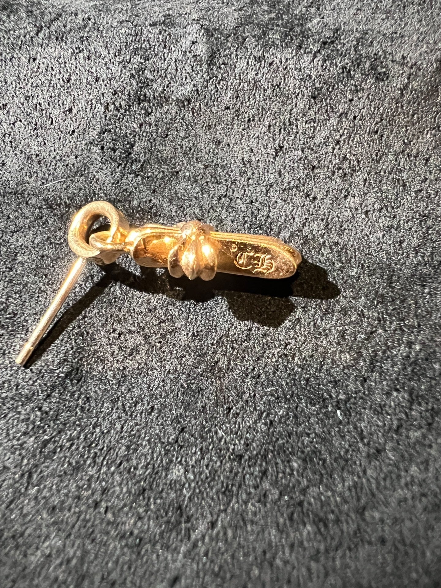 Chrome Hearts 22k Babyfat Earrings