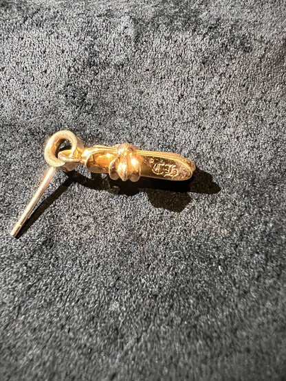 Chrome Hearts 22k Babyfat Earrings