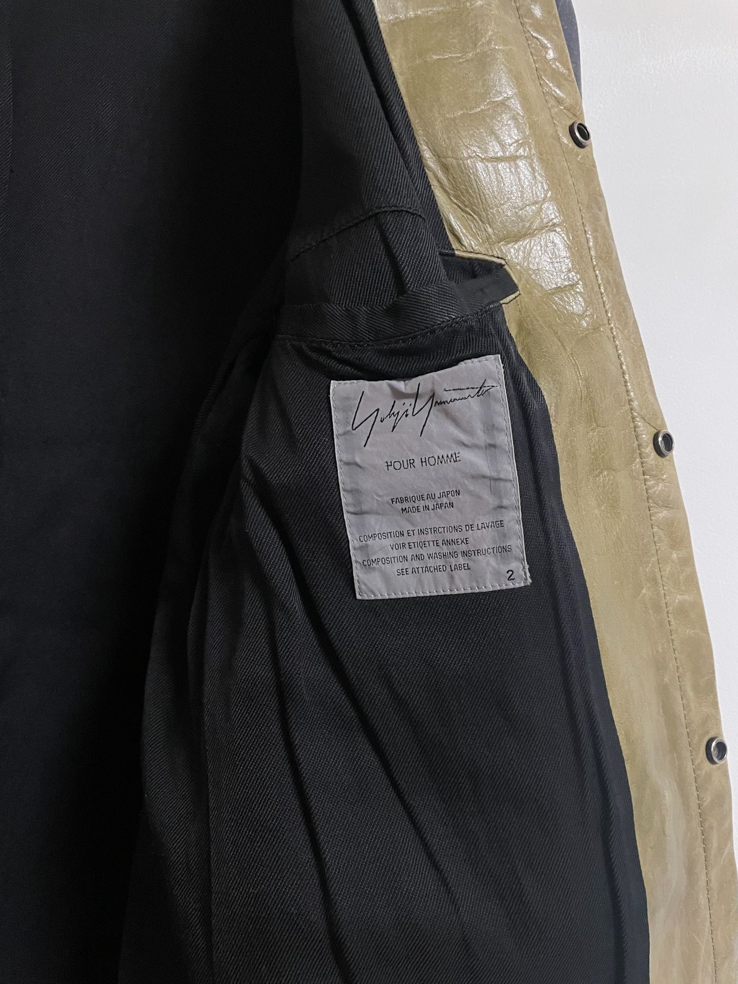 Yohji Yamamoto Vintage Distressed Leather Jacket