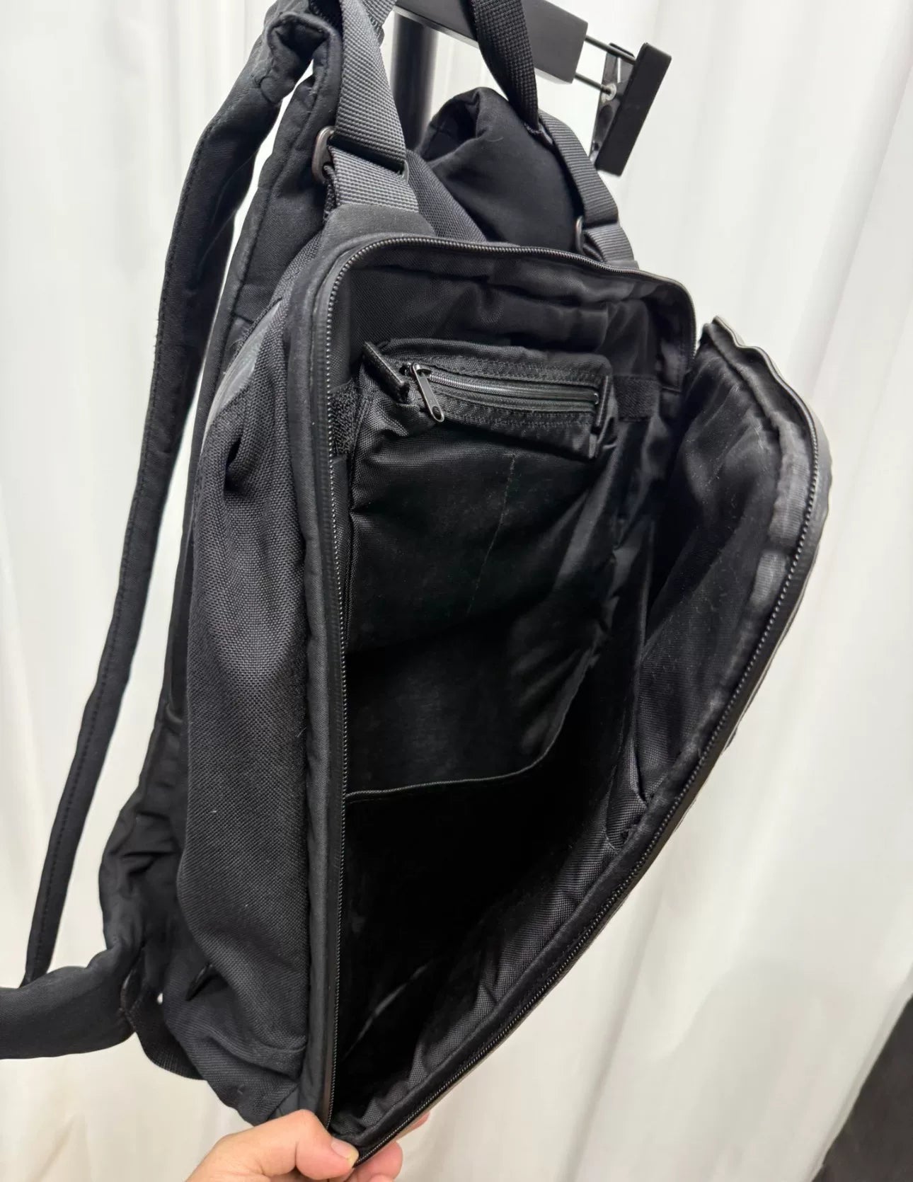 yohji yamamoto techwear two-way backpack
