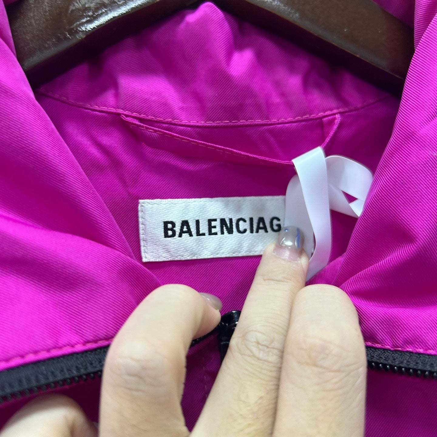 Balenciaga Color-Blocked Windbreaker Jacket