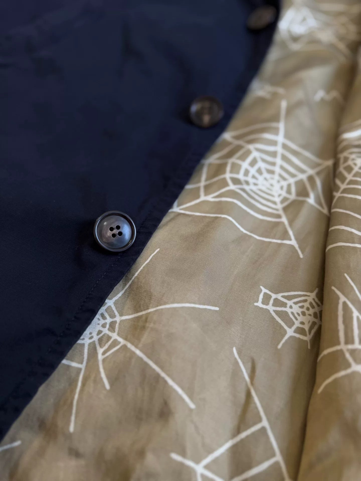 VISVIM 19AW NAPIER DRIVING COAT Spider Web