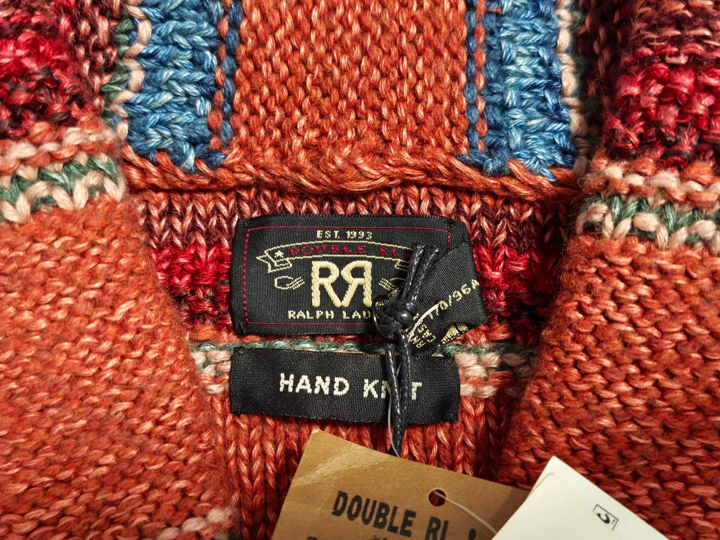 Ralph Lauren RRL Hand-Knitted Cardigan Sweater