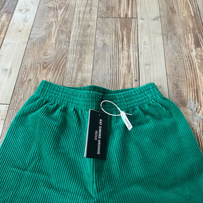 RAF SIMONS ARCHIVE REDUX Green Corduroy Pants