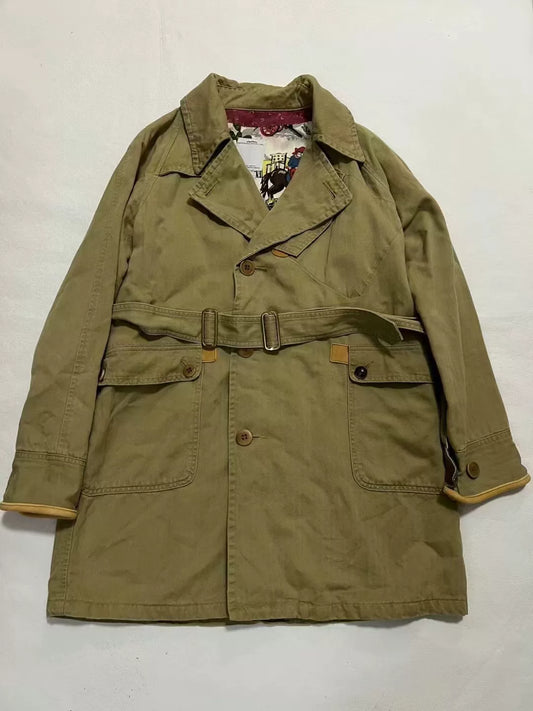 visvim 14AW HENDEE TRENCH HERRINGBONE