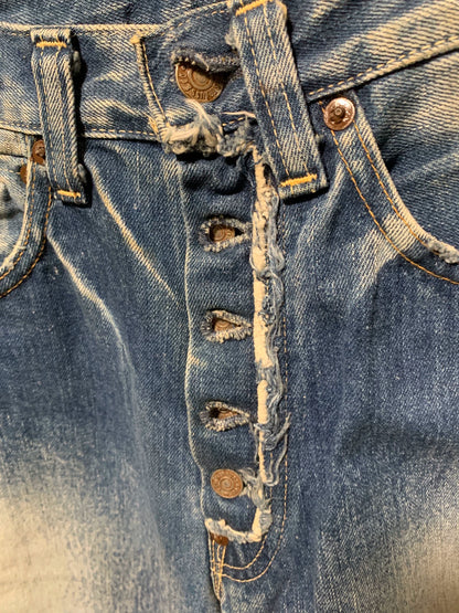 classic distressed high-end jeans lvc