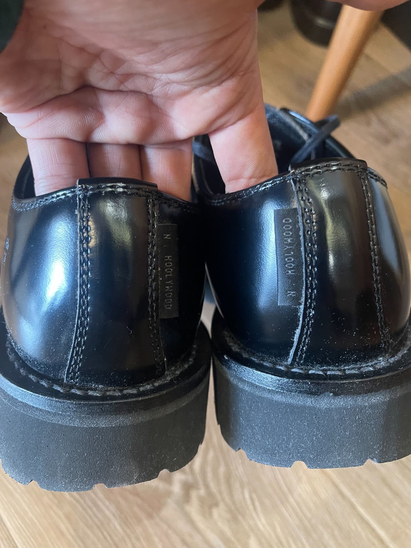 N.HOOLYWOOD DANNER Derby Leather Shoes