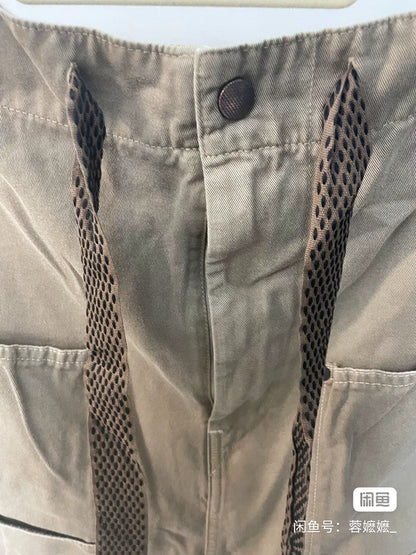 KAPITAL Cotton Drawstring Waist Casual Pants