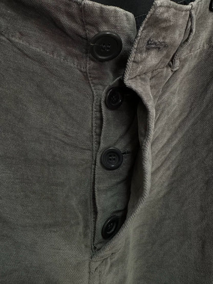 gray velvet pants by casey casey