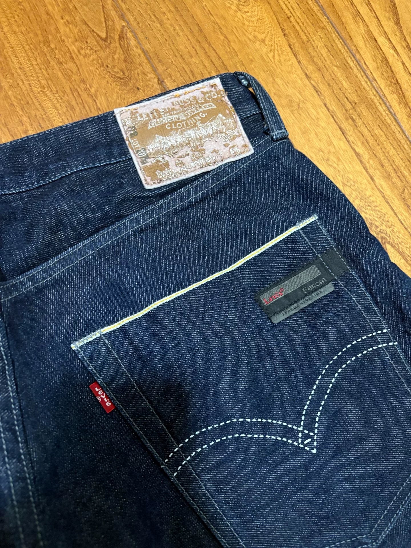 Levi's Fenom White Line Raw Denim Jeans