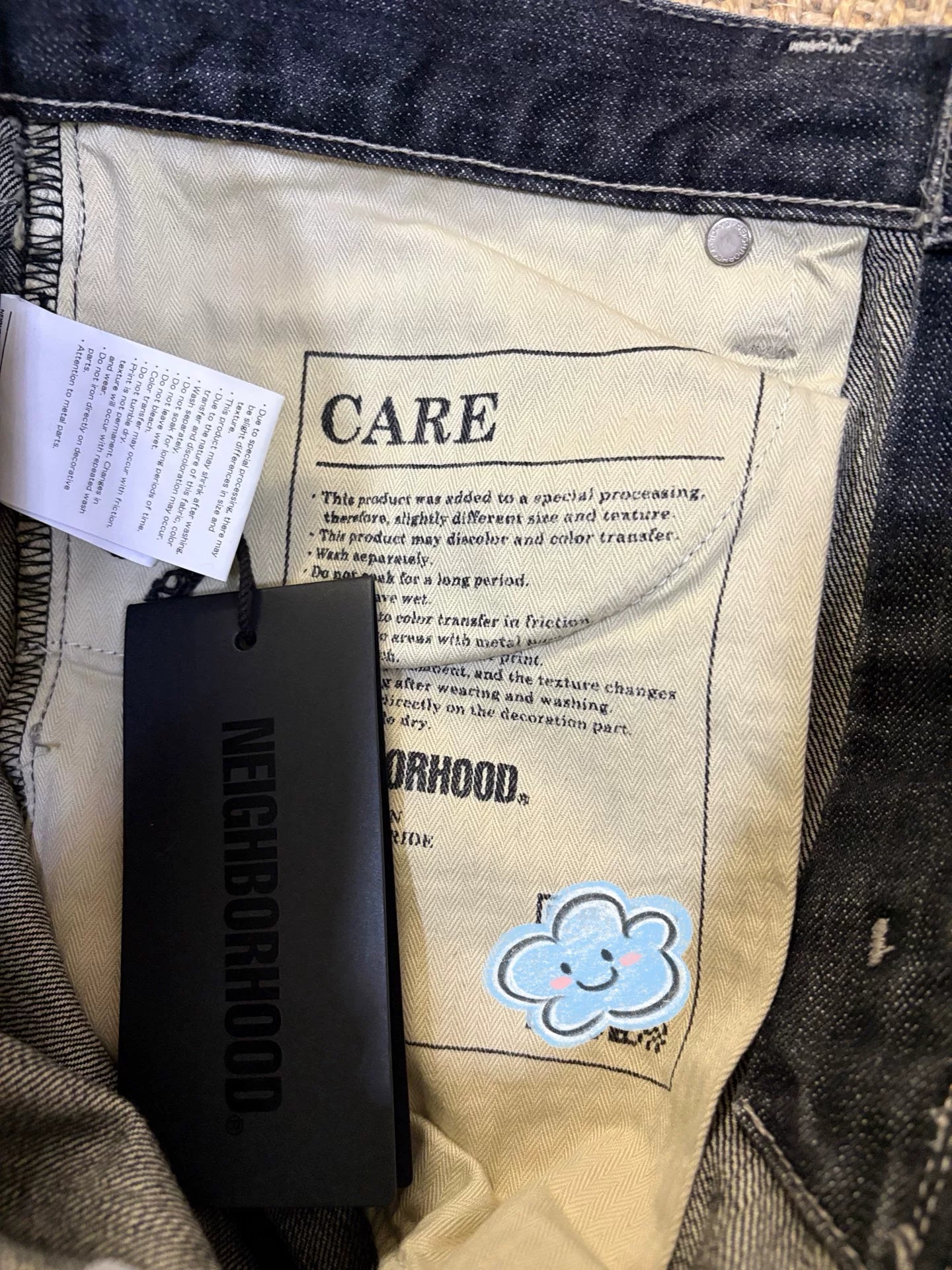 Neighborhood 22AW Washed Jeans