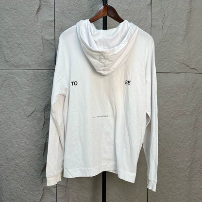 alyx white hooded sweatshirt with printed logo