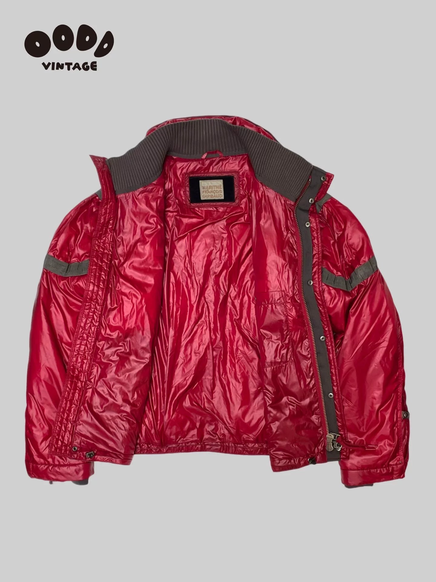AKIRA Style Red Nylon Puffer Jacket