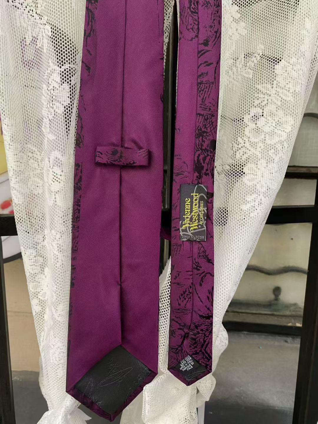 Vivienne Westwood Purple Angel Tie