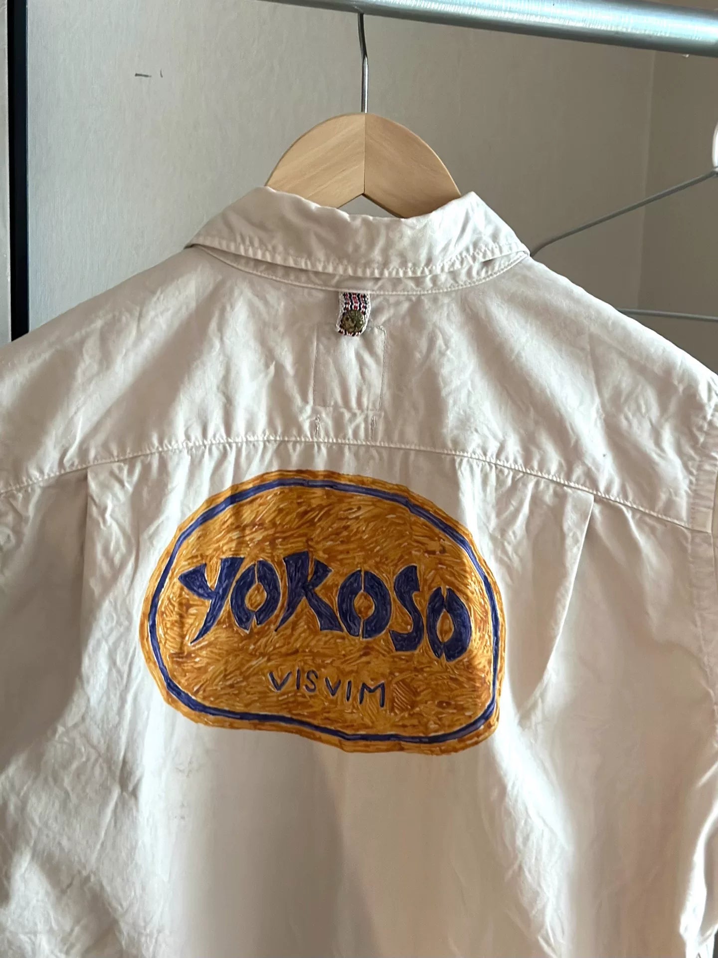 Visvim ELLAS S/S Hand-Painted Logo Shirt