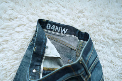 visvim 04 Nonwash Black Snakeskin Jeans