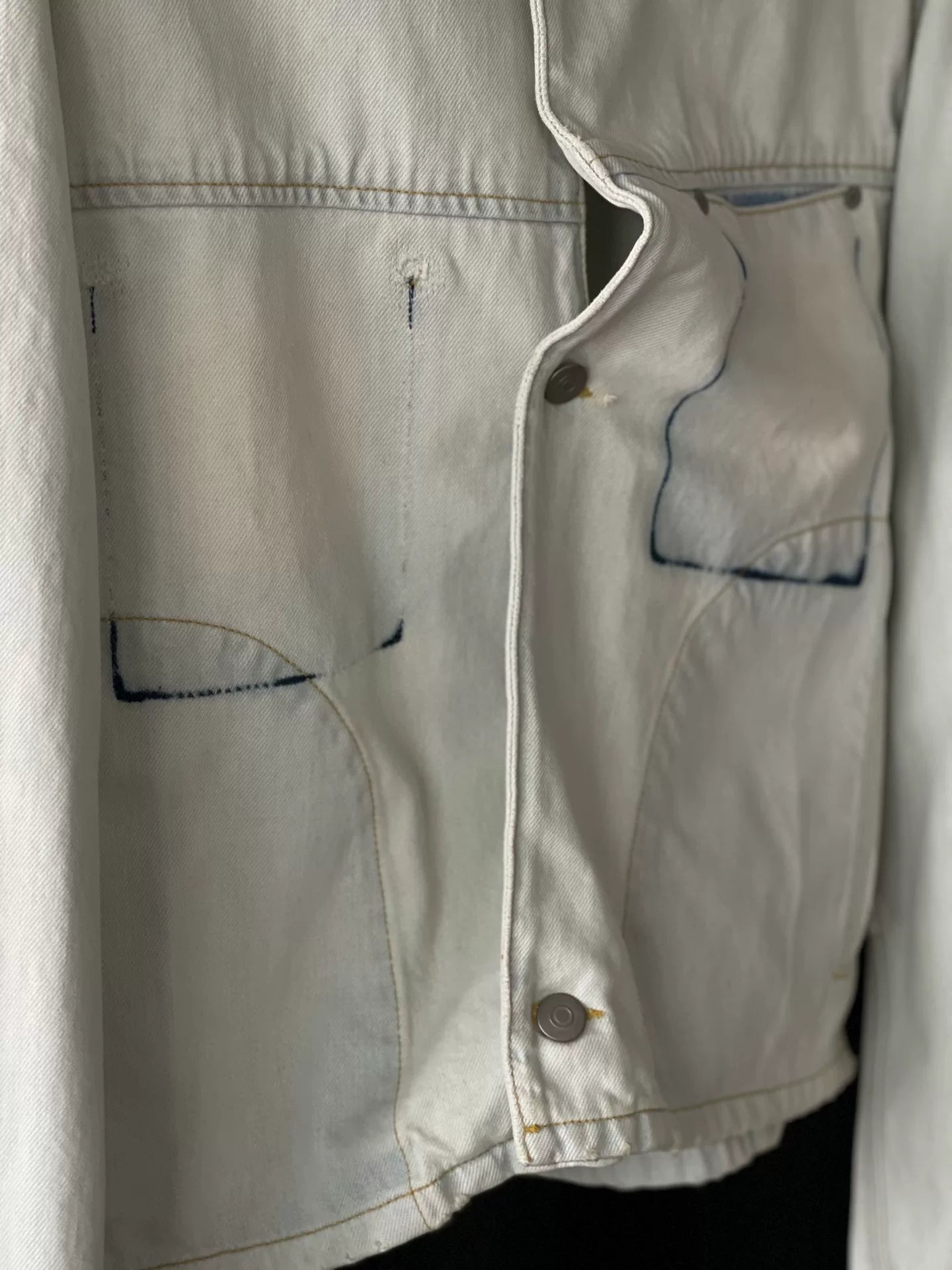 Maison Margiela Distressed Denim Jacket for Men