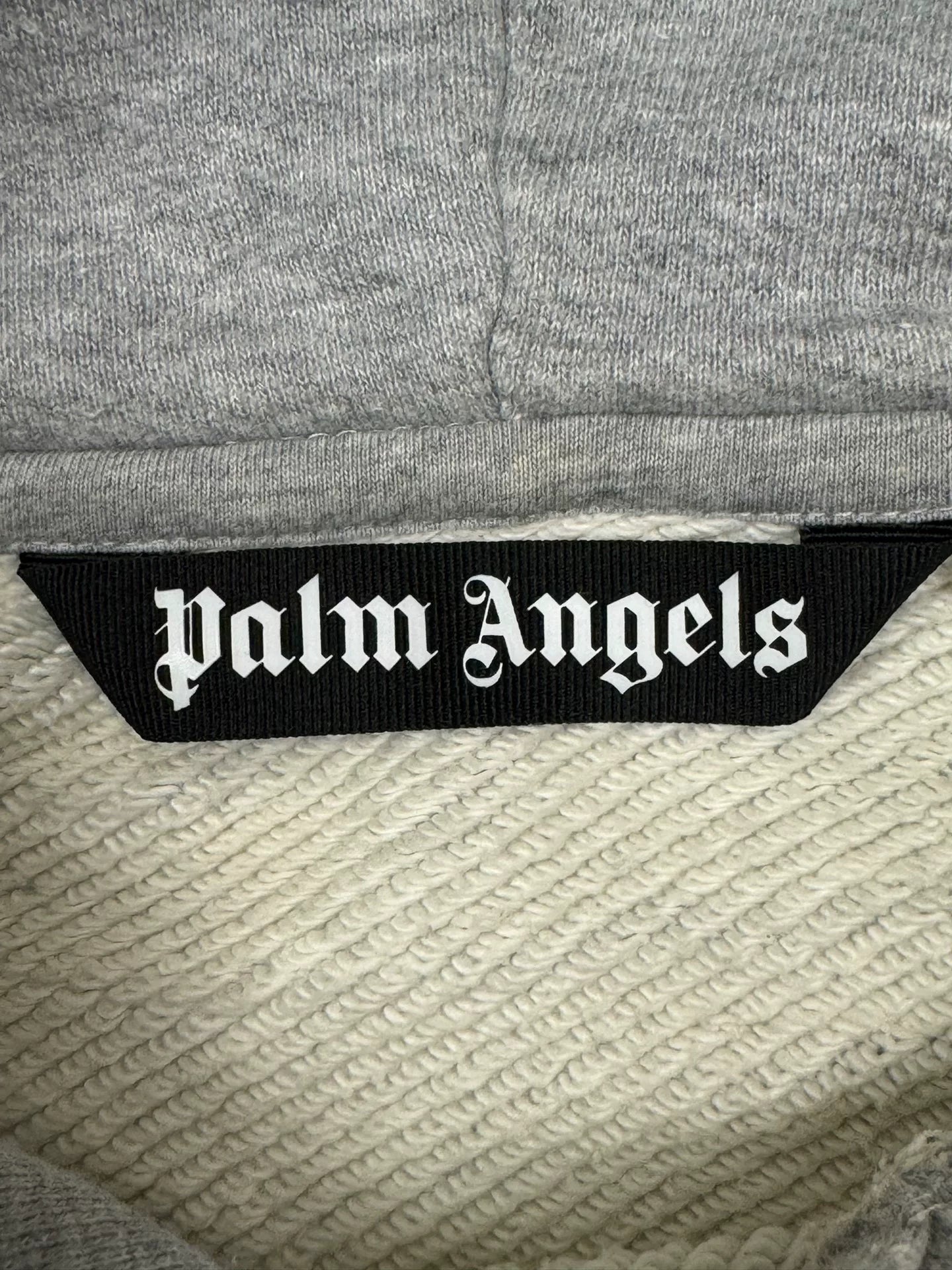 gray palm angels teddy bear hoodie