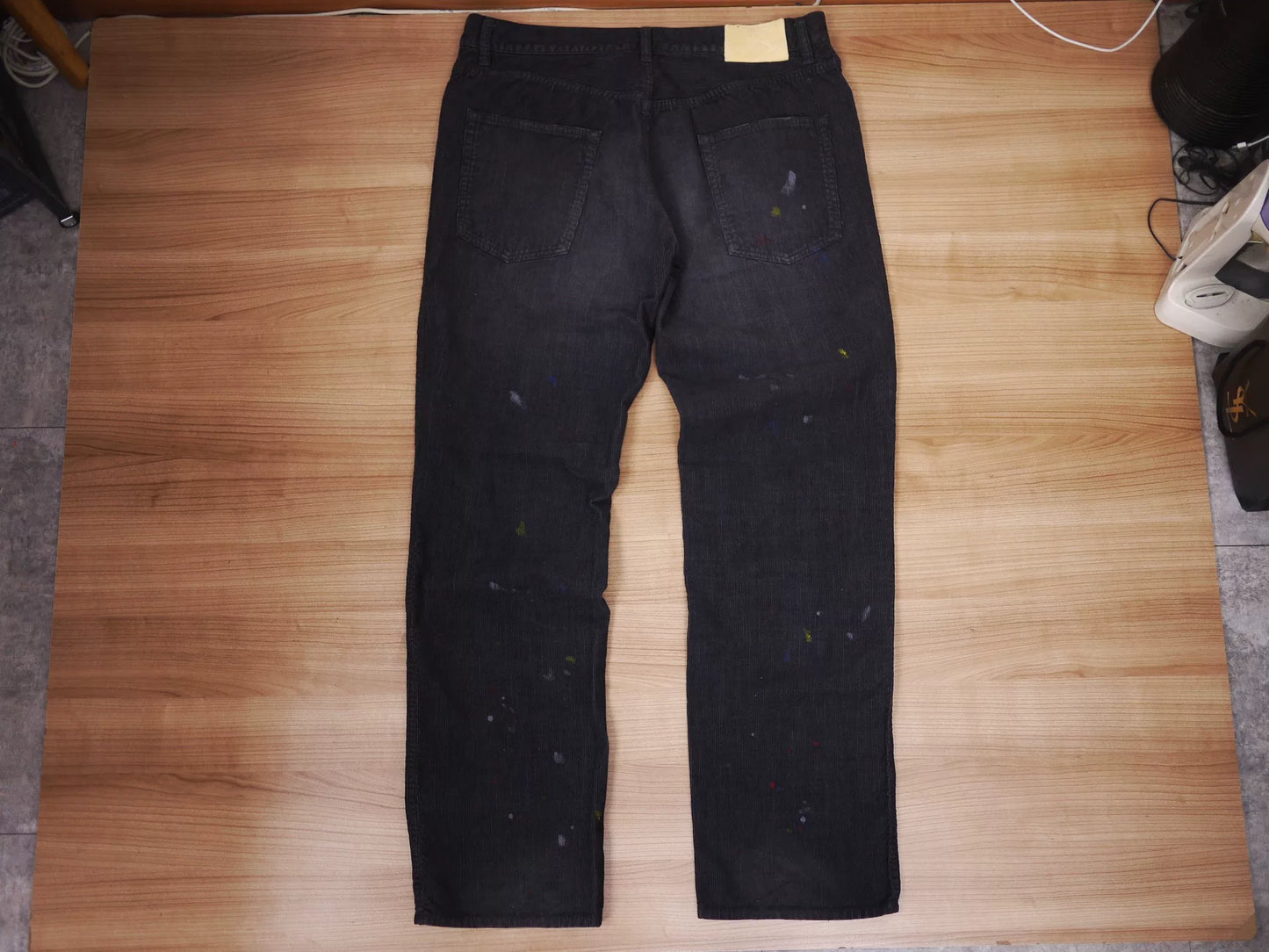 visvim fluxus 03 cords black jeans