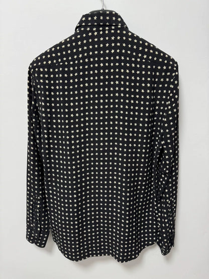 Saint Laurent Star Pattern Silk Shirt