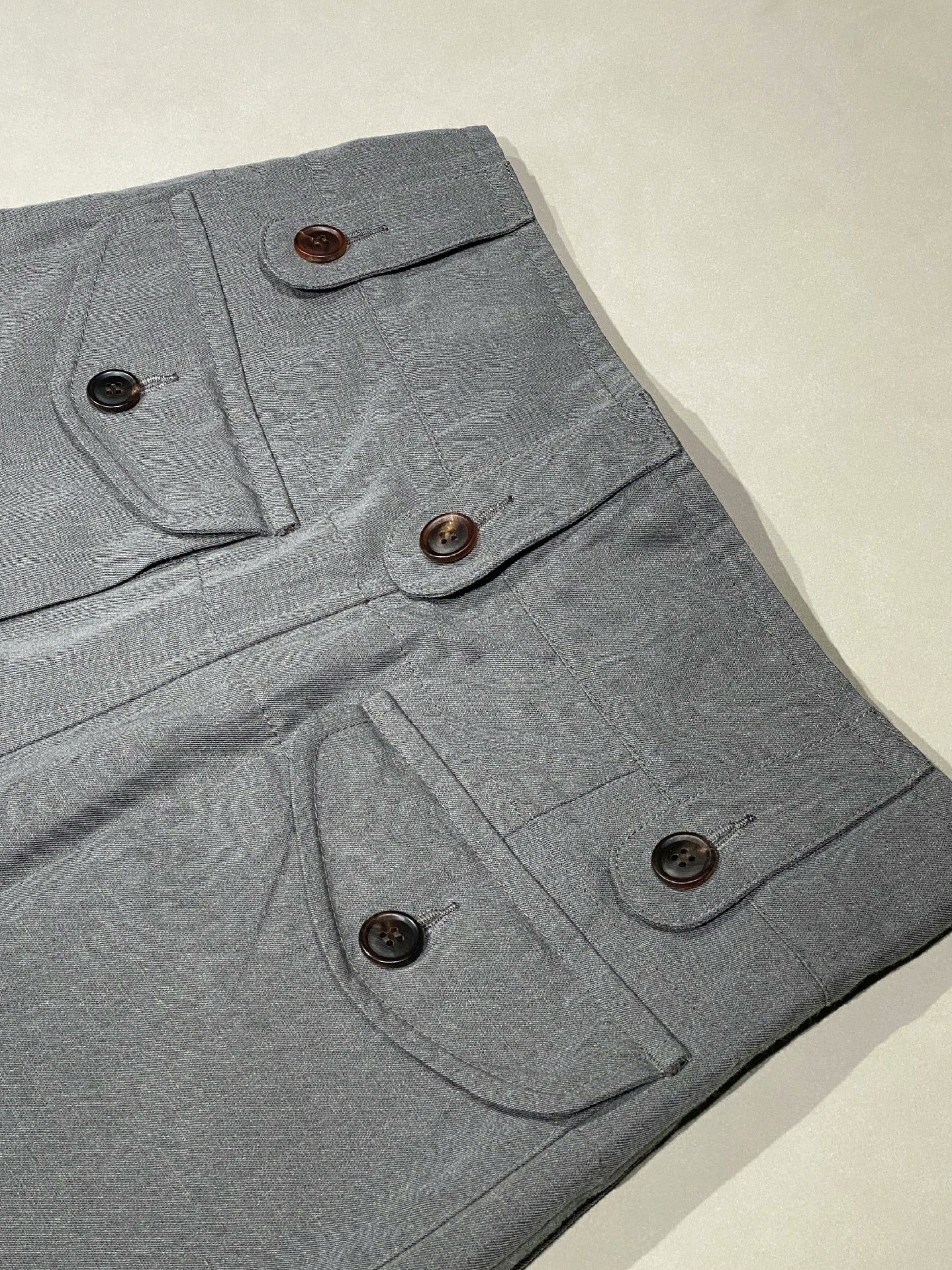 VisVim Gray Multi-Pocket Pants