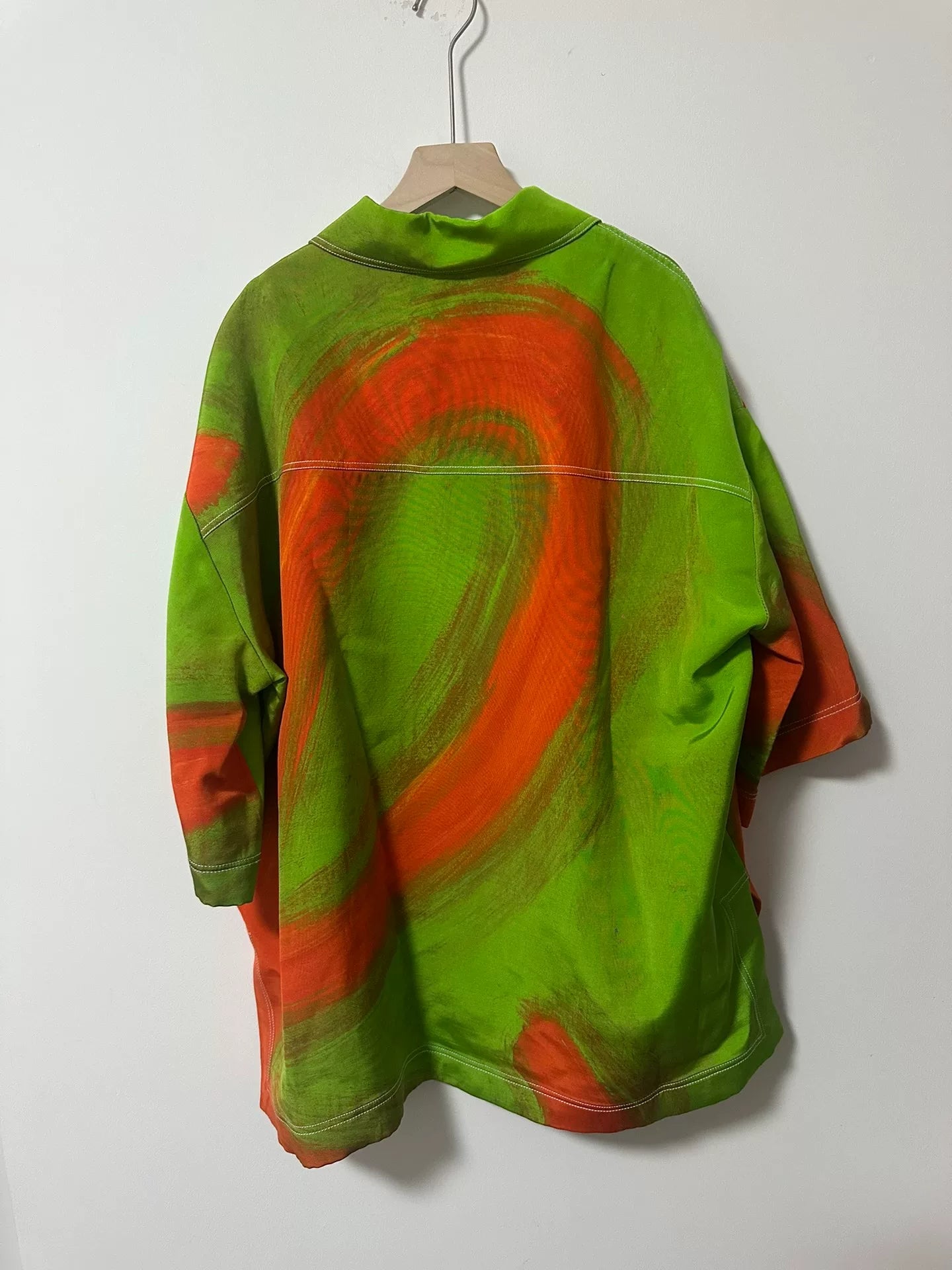 loewe gradient tie-dye short sleeve shirt