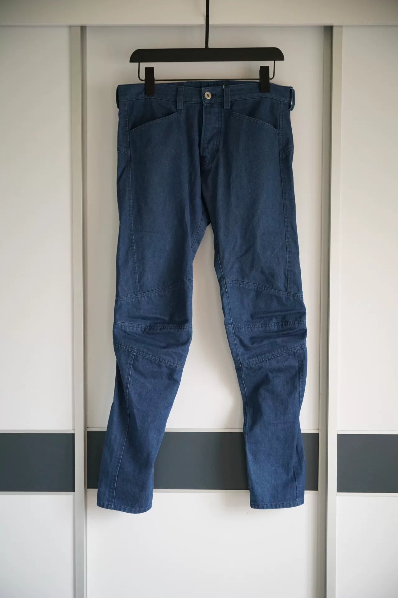 Sulvam Multi-Zipper Denim Pants for Men