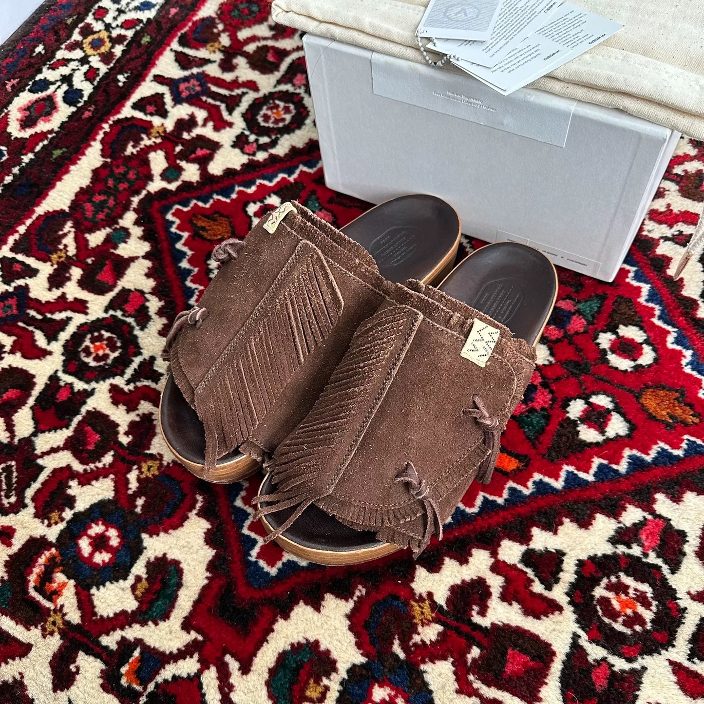 visvim shaman-folk sandals size M