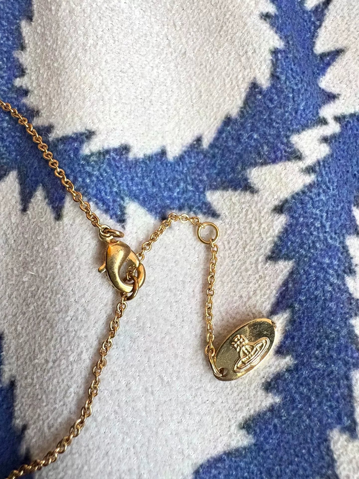 Vivienne Westwood Vintage Gold Honeycomb Necklace