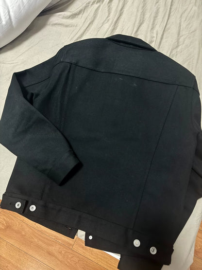 Iron Heart Black Denim Jacket