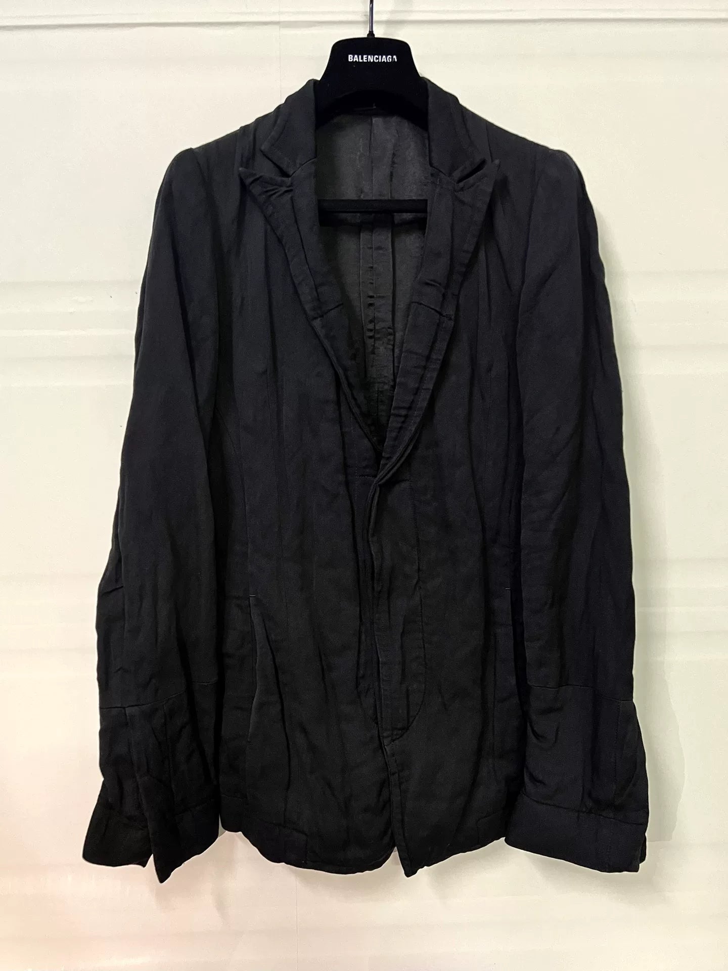 Casual Pleated Suit Jacket by Julius 7