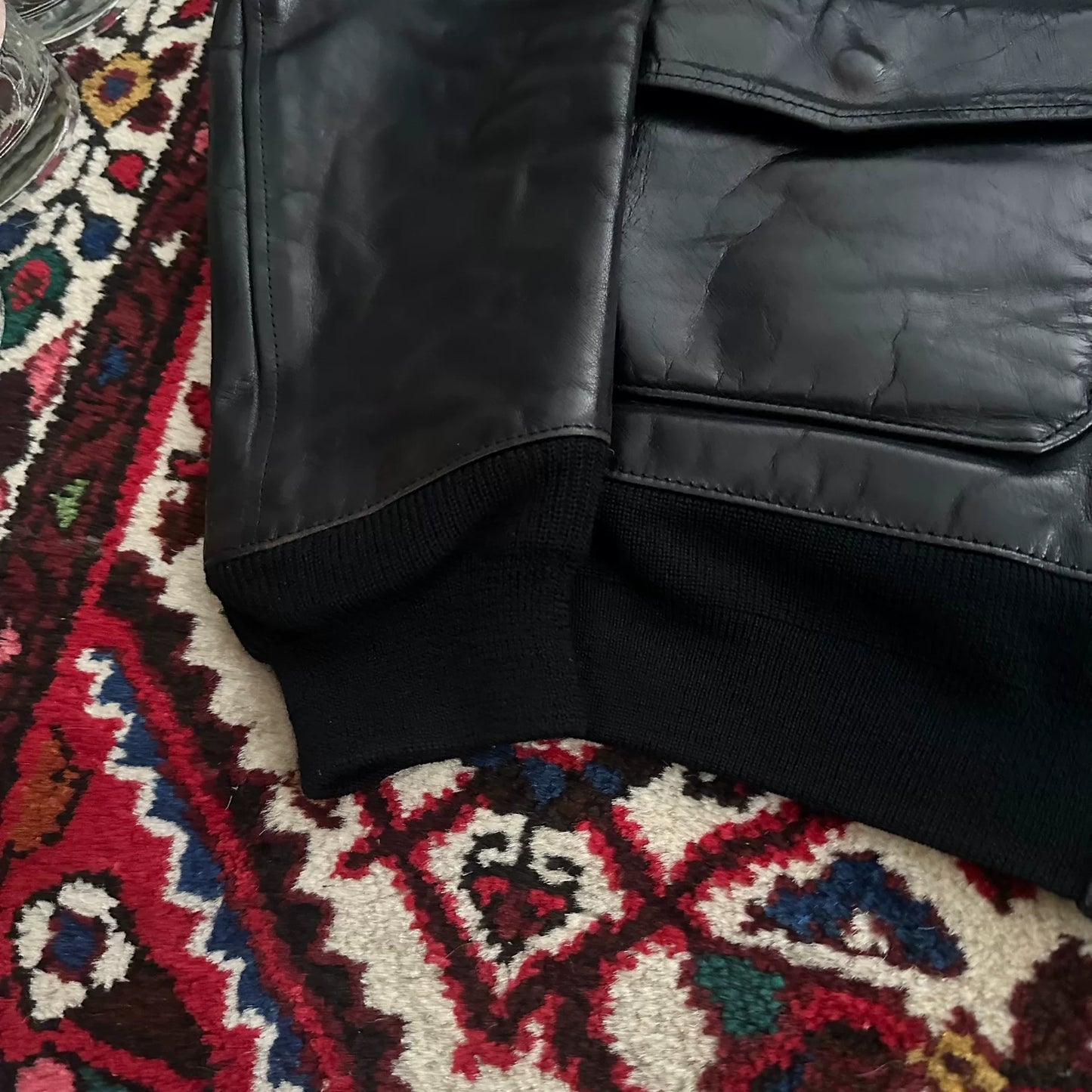 visvim elmendorf leather jacket size m