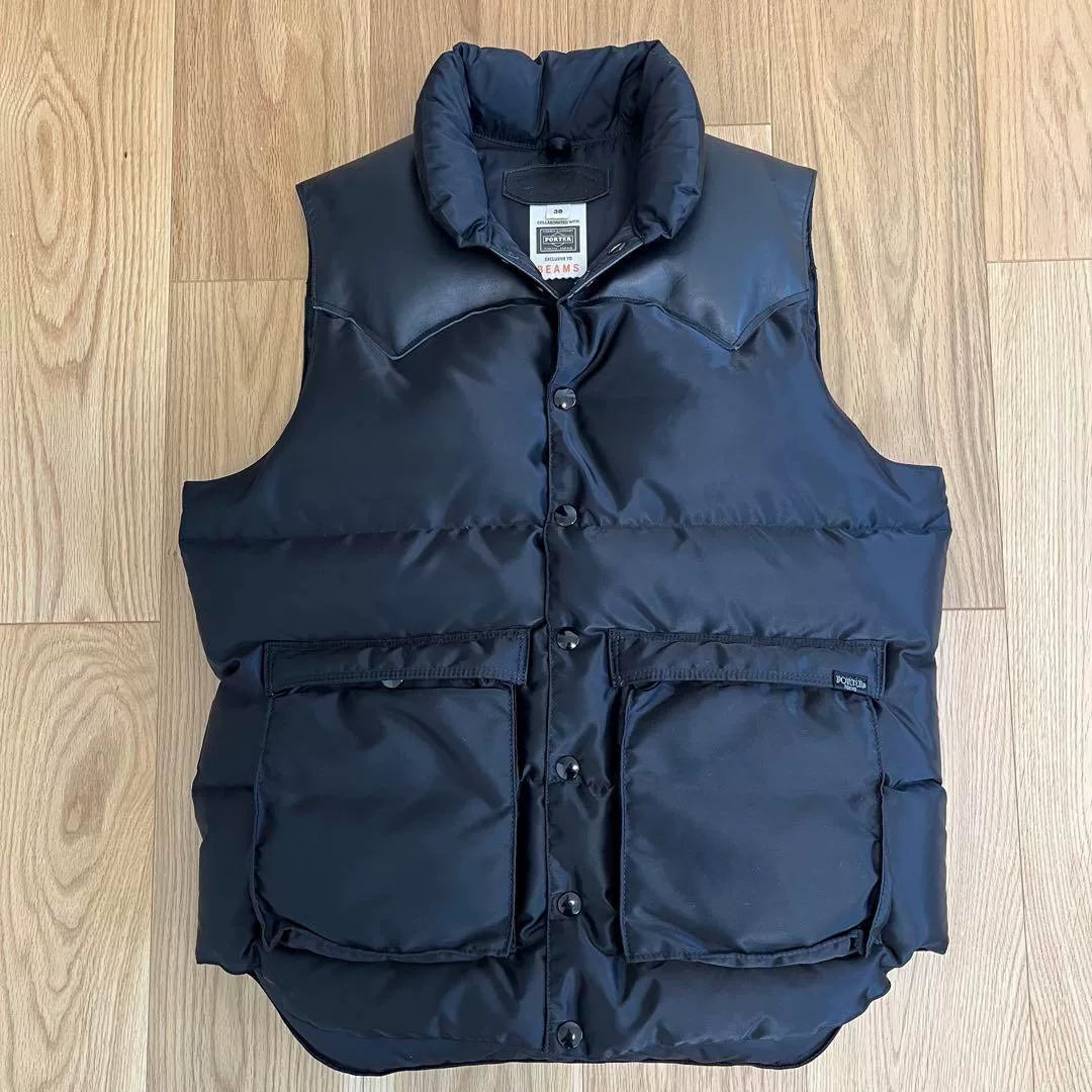black puffer vest from rocky mountain porter