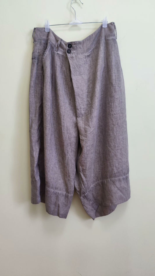 Asymmetrical Linen Pants by Yohji Yamamoto