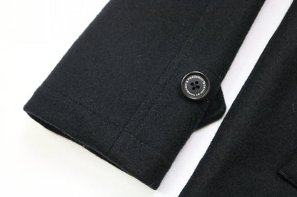 black denim by vanquish & fragment coat