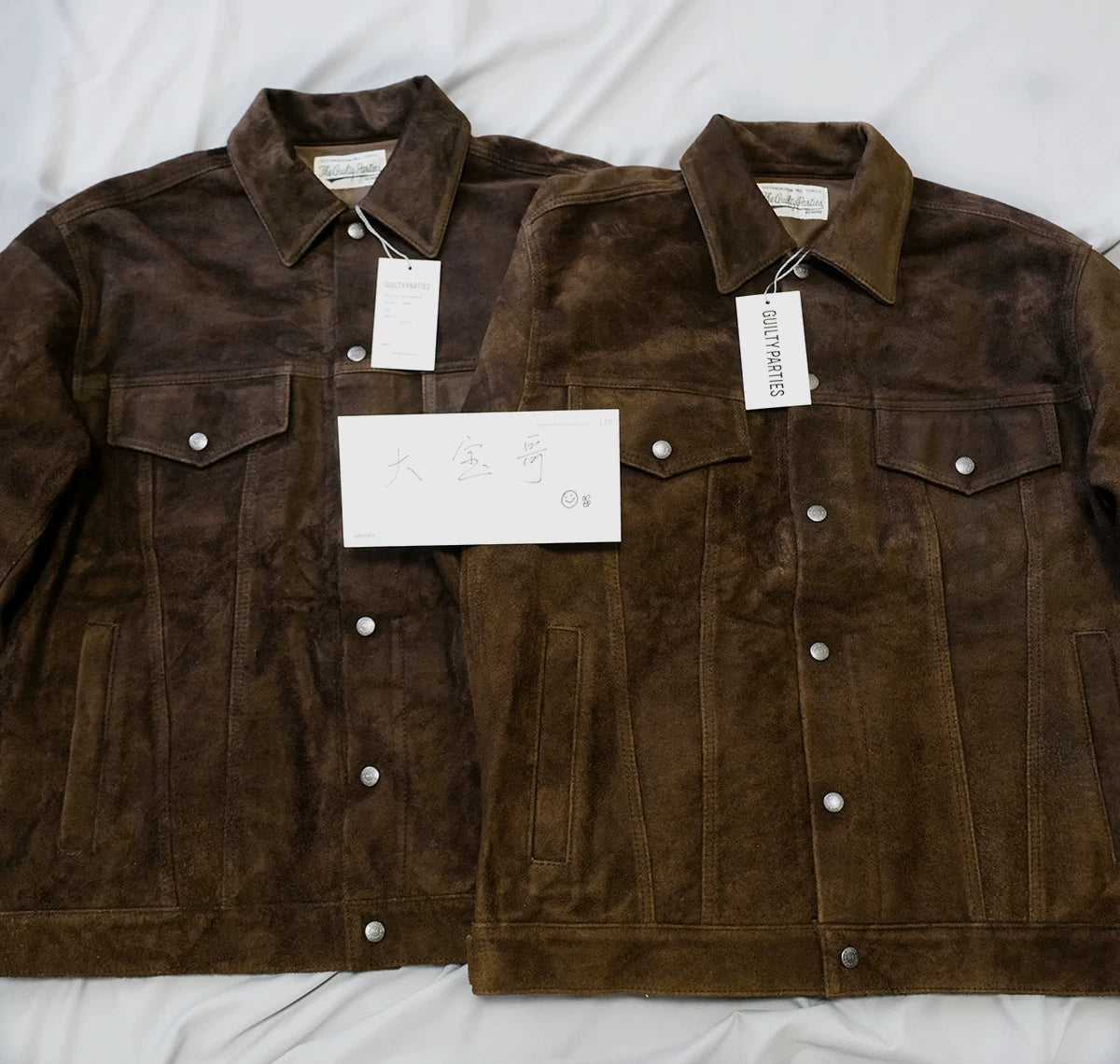 wacko maria leather trucker jacket