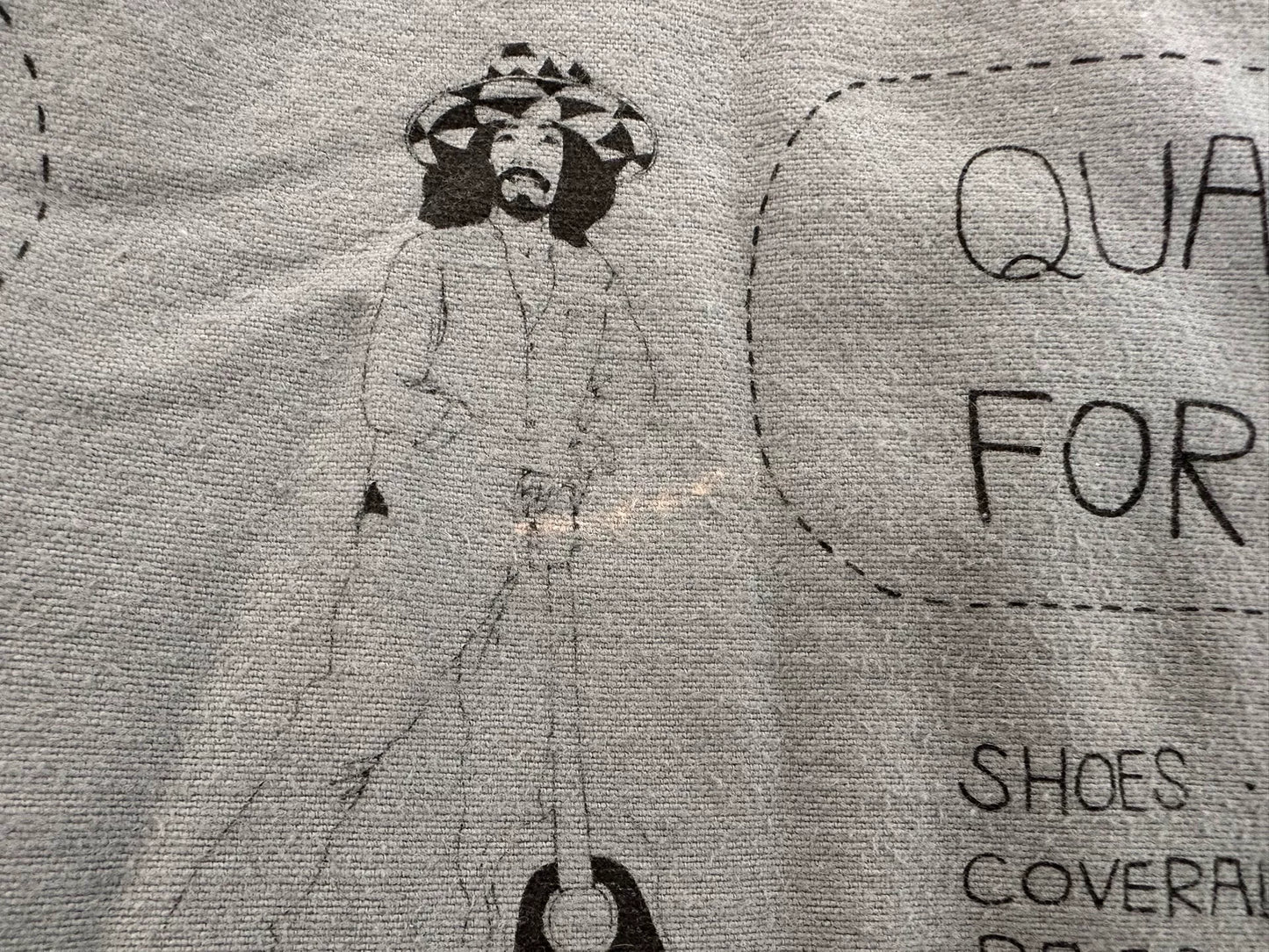 visvim wally embroidered shirt with graffiti