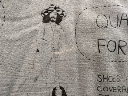 visvim wally embroidered shirt with graffiti