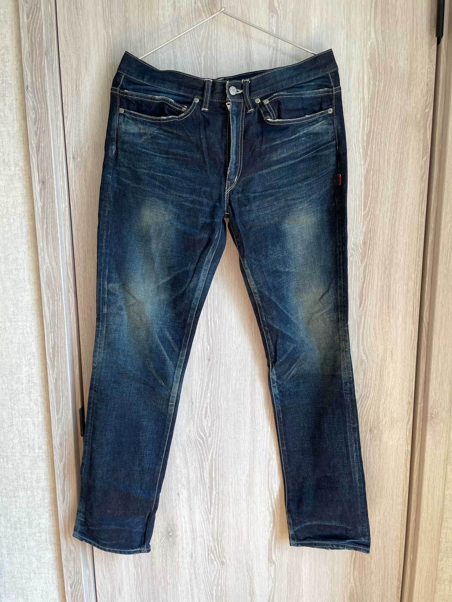 WTAPS 16AW Very Skinny Washed Jeans